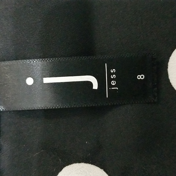 (8) J by Jess Polka Dot Print Blouse Business Casual Bold Academia Office Classy - Picture 3 of 10